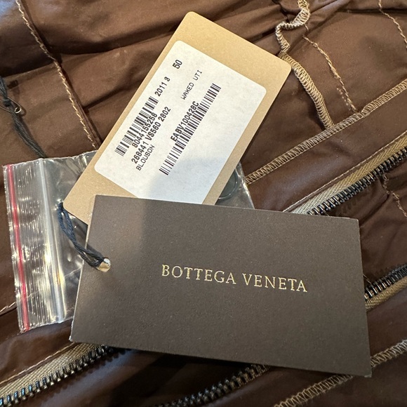 Bottega Veneta NWT Brown Waxed Hooded Anorak Jacket - Size 50R/M - Picture 6 of 8